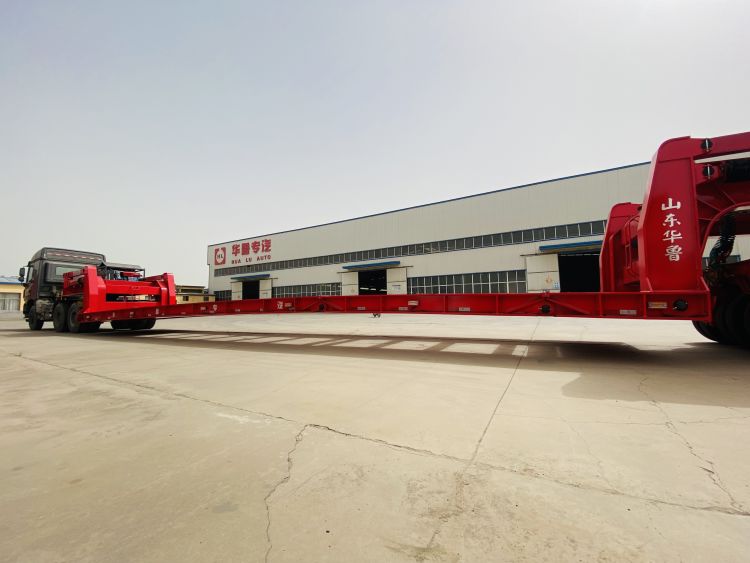 The Significant Advantages of Hualu 8-Axle Lowbed Trailer in Transporting Ultra-High and Overweight Equipment