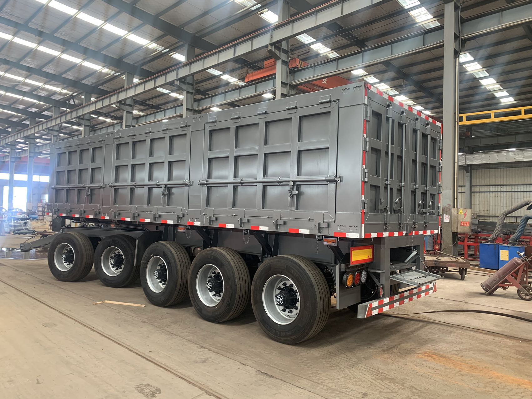 Hualu Side Tipper Full Trailer