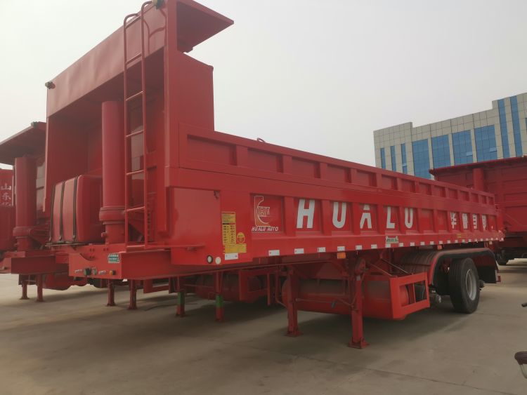 Hualu 1 Axis End Tipper Trailer: A Versatile and Efficient Solution