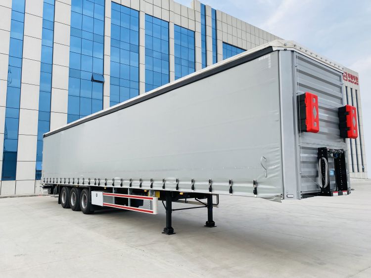 Introducing the Hualu High-Quality Curtain Side Trailer: Efficiency Meets Elegance