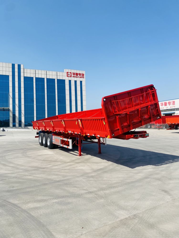 Hualu's New Product - Explosion-Proof Side Tipper Trailer