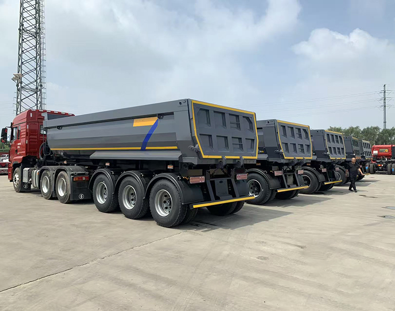 Application of Hualu dump truck trailer in mining operations in Kazakhstan