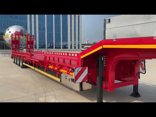 Hualu 4-Axle Lowboy Trailer