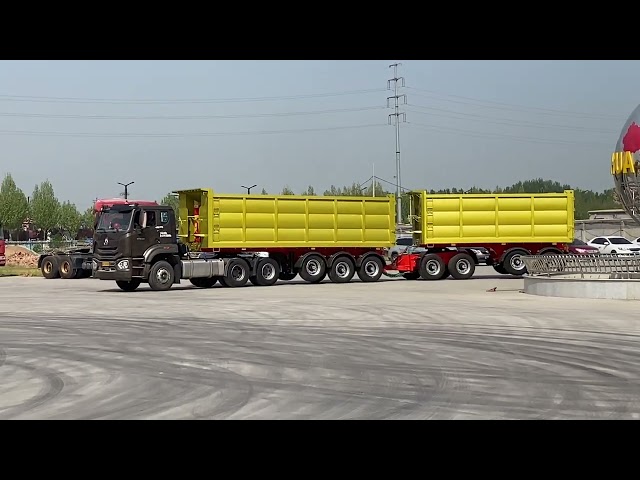 Hualu double box trailer