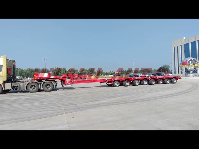 Hualu Pull-out low boy trailer