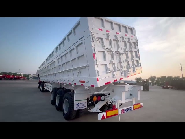 Hualu Box side tipper trailer