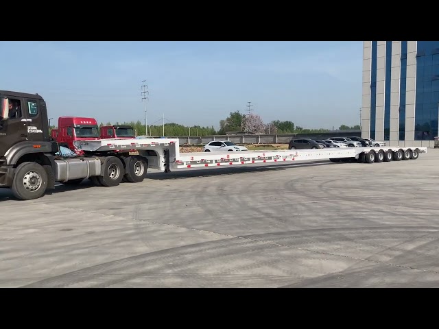 6-axle lowboy trailer