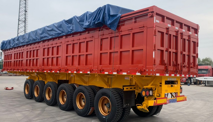 All-Weather. All-Cargo. Hualu Side Dump Semi-Trailer – The Smart Choice for Ghanaian Haulers